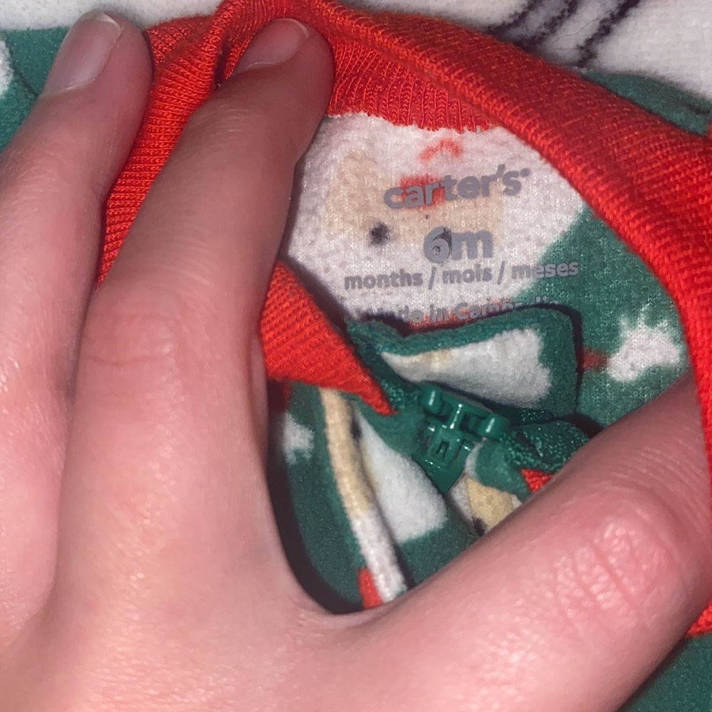 Carters Christmas onesie - Picture 2 of 3